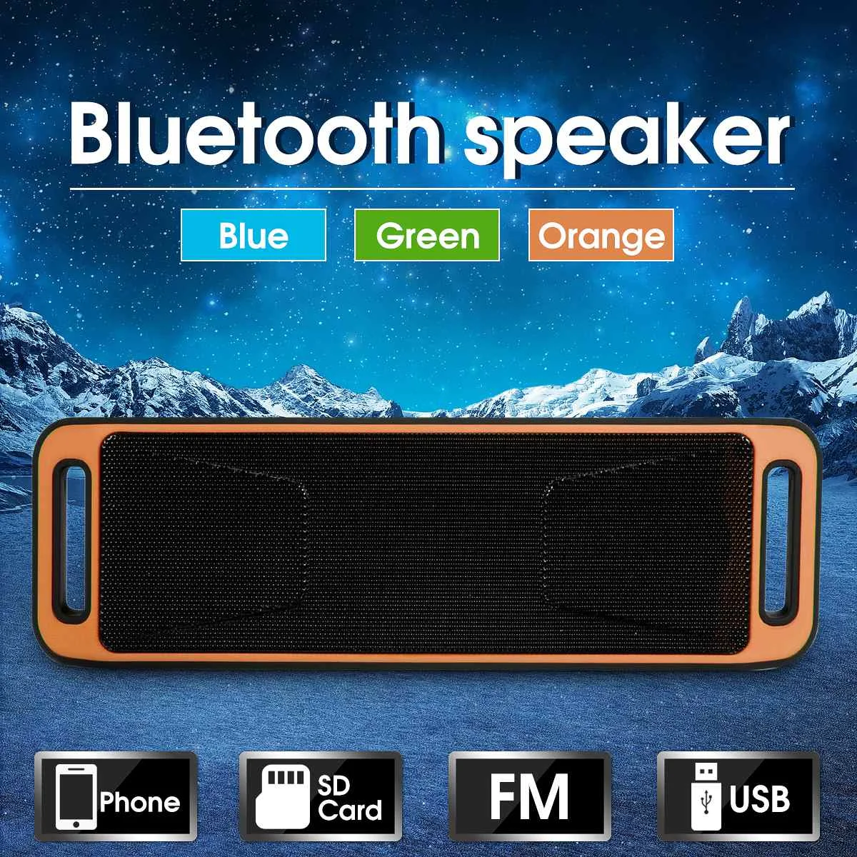 Mini bluetooth Speaker Outdoor Waterproof Portable Speaker Sound Box Music Column Wireless Loudspeaker Subwoofer HD Bass Stereo
Mini bluetooth Speaker Outdoor Waterproof Portable Speaker Sound Box Music Column Wireless Loudspeaker Subwoofer HD Bass Stereo