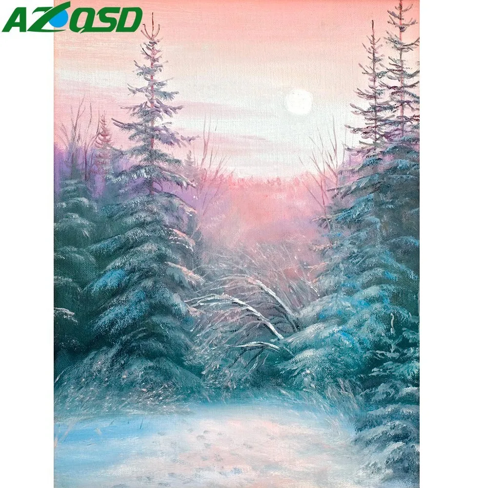 AZQSD Diamond Mosaic Winter Full Square Diamond Painting Scenic Home Decoration Diamond Embroidery Snow Tree Needlework DIY
AZQSD Diamond Mosaic Winter Full Square Diamond Painting Scenic Home Decoration Diamond Embroidery Snow Tree Needlework DIY