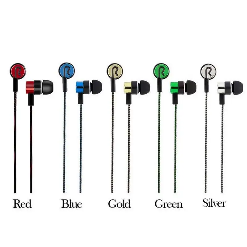 3.5mm Braided Wired In-Ear Earphones With Mic Noise Reduction Stereo Music Wire Control Durable Outdoors Sports Running Earbuds
3.5mm Braided Wired In-Ear Earphones With Mic Noise Reduction Stereo Music Wire Control Durable Outdoors Sports Running Earbuds