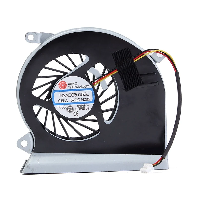 

5V 0.55A CPU Computer Notebook Cooling Fan 3 Pins For MSI GE70 MS-1756 MS-1757 Laptop PAAD06015SL N285 New Cooler fan For MSI