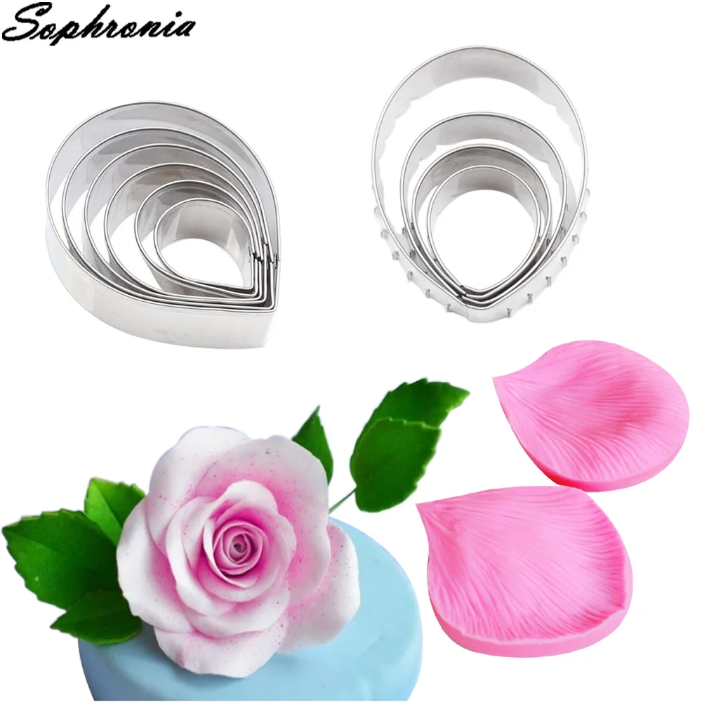 Rose & Leaf Veiner Set &Cutter Silicone Mold Fondant Mould Cake Decorating Tools Chocolate Gumpaste,Sugarcraft Mold CS162
Rose & Leaf Veiner Set &Cutter Silicone Mold Fondant Mould Cake Decorating Tools Chocolate Gumpaste,Sugarcraft Mold CS162