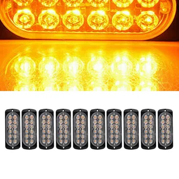 10Pc Yellow Car 12 Led Emergency Warning Flash Strobe Light Kit Bar Truck 
10Pc Yellow Car 12 Led Emergency Warning Flash Strobe Light Kit Bar Truck