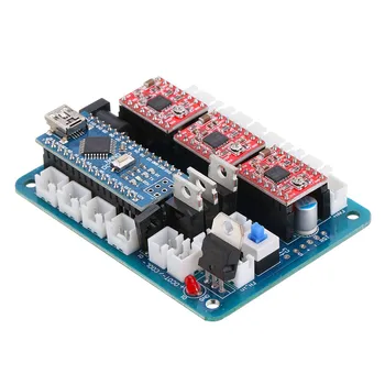 2417 CNC Router 3Axis Control Board GRBL USB Stepper Motor Driver DIY Laser Engraver Milling Engraving Machine Controller
2417 CNC Router 3Axis Control Board GRBL USB Stepper Motor Driver DIY Laser Engraver Milling Engraving Machine Controller