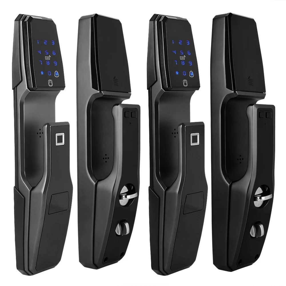 Intelligent Auto Digital Door Lock Unlock with Fingerprint Password Security Card Bluetooth On Sale
Intelligent Auto Digital Door Lock Unlock with Fingerprint Password Security Card Bluetooth On Sale