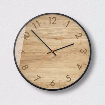New 3D Wall Clock Simulation Wood Ultra-quiet Movement Metal Frame Clock 12inch Precise Sweep Wall Clock Large Size Home Decor
New 3D Wall Clock Simulation Wood Ultra-quiet Movement Metal Frame Clock 12inch Precise Sweep Wall Clock Large Size Home Decor