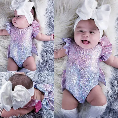 2019 New Infant Baby Girl Mermaid Sequin Romper Playsuit Toddler Summer Jumpsuit Summer Children Clothes Outfits
2019 New Infant Baby Girl Mermaid Sequin Romper Playsuit Toddler Summer Jumpsuit Summer Children Clothes Outfits