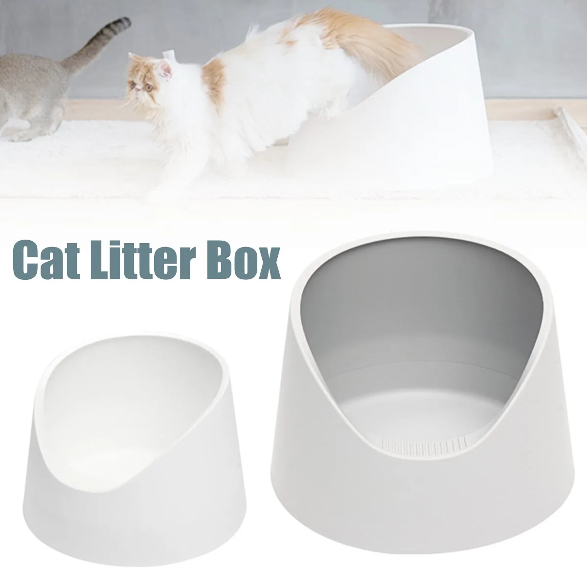 Pidan Snow Mountain Portable Cat Kitty Pan Toilet Litter Box Tray House w/ Scoop 
Pidan Snow Mountain Portable Cat Kitty Pan Toilet Litter Box Tray House w/ Scoop