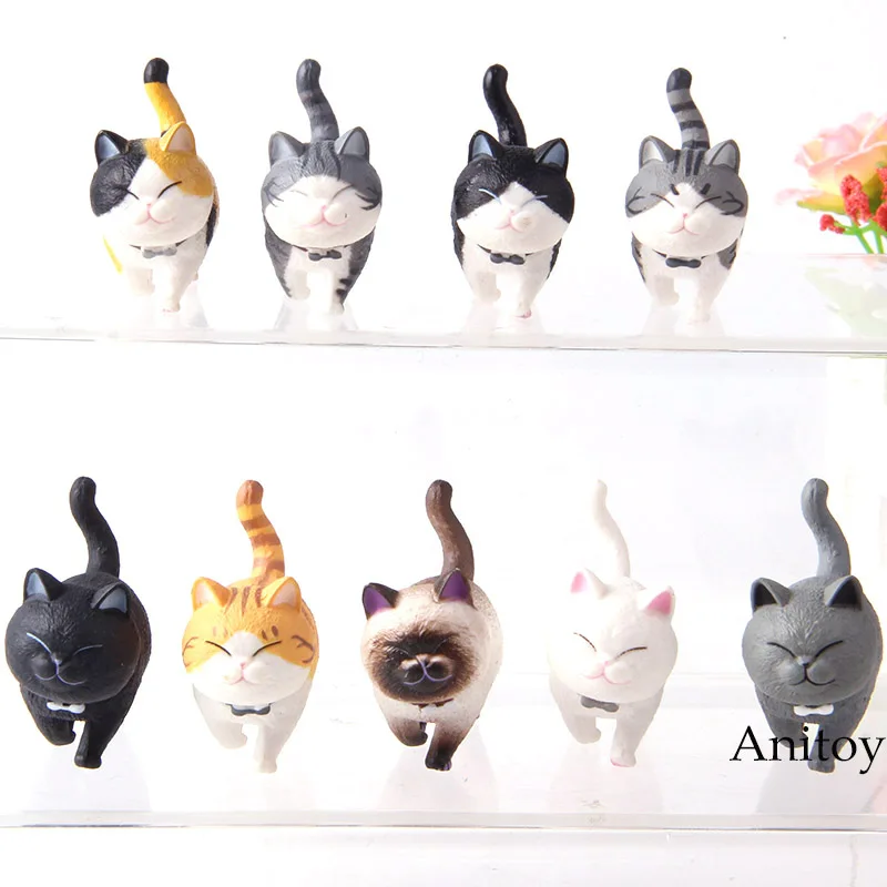 9pcs/set Cartoon Cat Bells Kawaii Lovely Neko Cats Anime Action Figures Collection Model Toy
9pcs/set Cartoon Cat Bells Kawaii Lovely Neko Cats Anime Action Figures Collection Model Toy