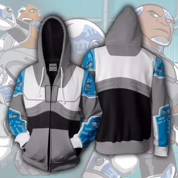 BIANYILONG 2018 Hoodies Sweatshirts Coat Hoodies Costume Legion Clothing Teen Titan - Cyborg 3D printed Zipper Hoodies tops
BIANYILONG 2018 Hoodies Sweatshirts Coat Hoodies Costume Legion Clothing Teen Titan - Cyborg 3D printed Zipper Hoodies tops