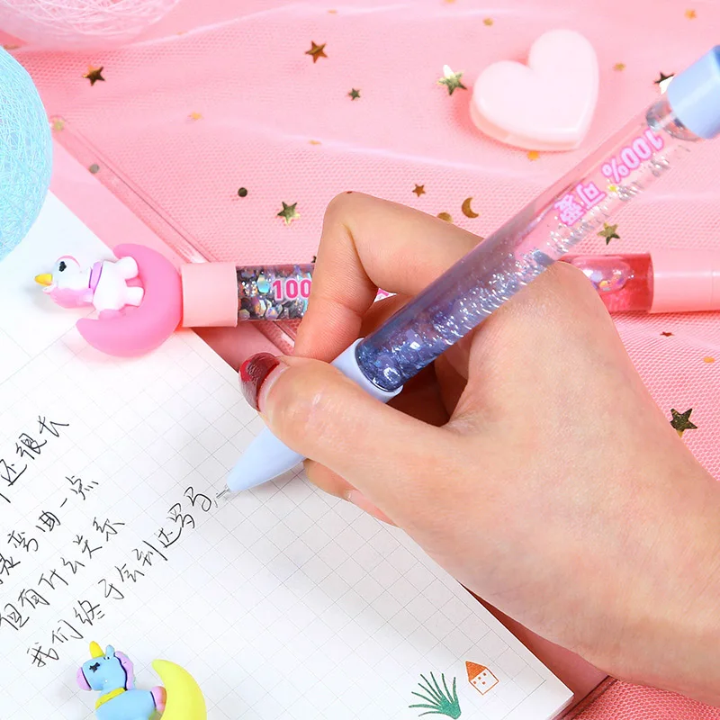 Kawaii Gradient Pens Cute Unicorn Gel Pens 0.5mmGlitter Crystal Neutral Pens For Girl Writing School Office Supplies Stationery
Kawaii Gradient Pens Cute Unicorn Gel Pens 0.5mmGlitter Crystal Neutral Pens For Girl Writing School Office Supplies Stationery