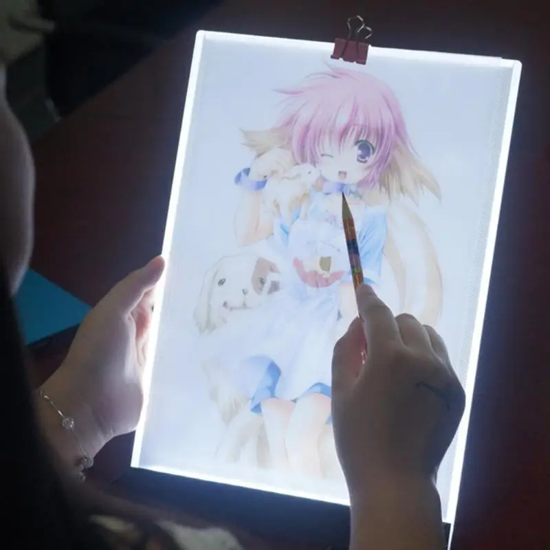 Ultra Bright USB Digital Tablets LED A4 Paper LED Copy Pad Art Drawing Tracing Stencil Writing Board Touch Type Artist Plate New
Ultra Bright USB Digital Tablets LED A4 Paper LED Copy Pad Art Drawing Tracing Stencil Writing Board Touch Type Artist Plate New