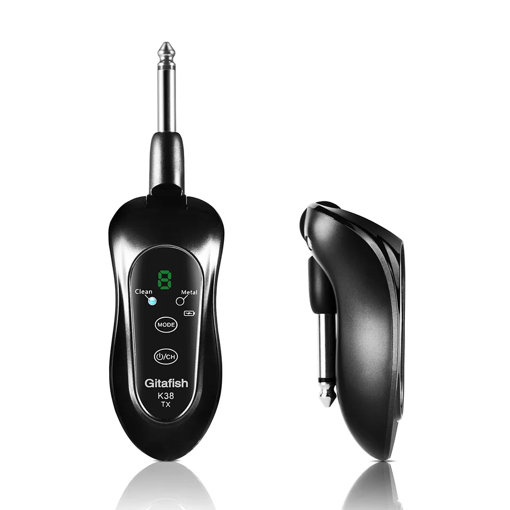 UHF Wireless Guitar Transmitter Receiver Rechargeable Digital Guitar System Built-in Metal Clean Effects System Carry Bag Cable
UHF Wireless Guitar Transmitter Receiver Rechargeable Digital Guitar System Built-in Metal Clean Effects System Carry Bag Cable