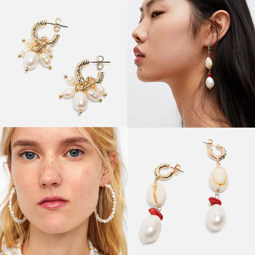 JUST FEEL Trendy New Korean Pearl Boho Hanging Dangle Earrings for Women Creative Drop Earrings Girls Jewelry Statement Earring
JUST FEEL Trendy New Korean Pearl Boho Hanging Dangle Earrings for Women Creative Drop Earrings Girls Jewelry Statement Earring