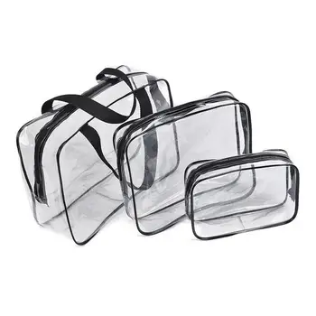 3PCS Beauty Case Toiletry Bag Make Up Pouch Wash Bags Transparent PVC Makeup Bags Travel Organizer Clear Bag Cosmetic Bag
3PCS Beauty Case Toiletry Bag Make Up Pouch Wash Bags Transparent PVC Makeup Bags Travel Organizer Clear Bag Cosmetic Bag