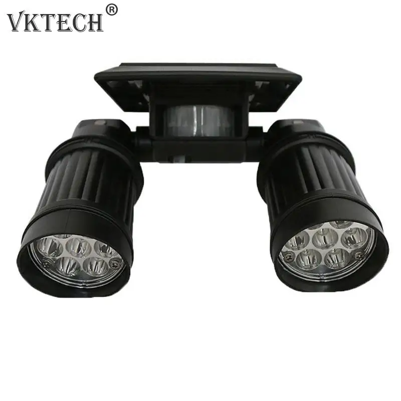 Solar Spotlight Solar Power Dual-head Sensor Lamp Outdoor Body Motion Sensor + Light Control Spotlight Garden Street Light
Solar Spotlight Solar Power Dual-head Sensor Lamp Outdoor Body Motion Sensor + Light Control Spotlight Garden Street Light