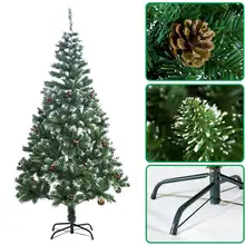 Green Iron Bracket Christmas Tree with Pine Cone Red Fruit Snow for Home Festival Decoration Xmas New Year Supplies 4 Size
Green Iron Bracket Christmas Tree with Pine Cone Red Fruit Snow for Home Festival Decoration Xmas New Year Supplies 4 Size