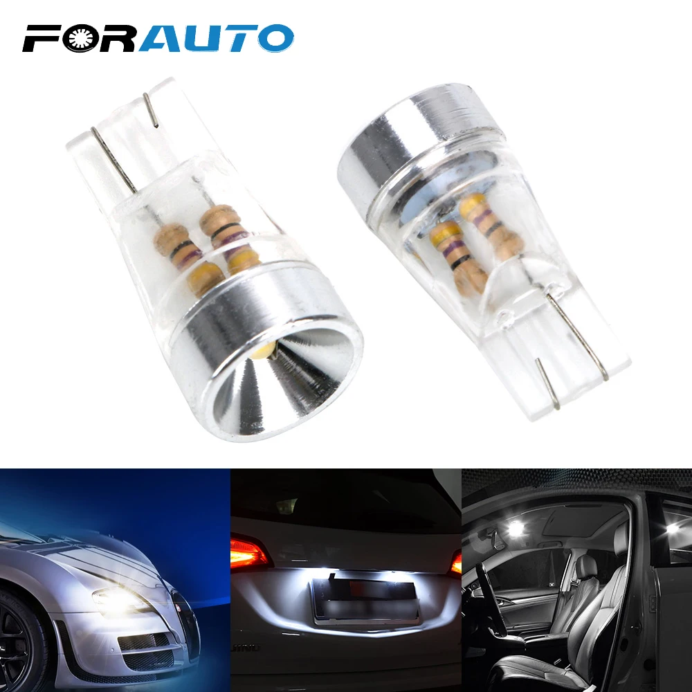 FORAUTO 1 Pair W5W LED Car Clearance Lights T10 Car Width Lamp DC 12V License Plate Light White Dome Bulb Auto Reading Lamp
FORAUTO 1 Pair W5W LED Car Clearance Lights T10 Car Width Lamp DC 12V License Plate Light White Dome Bulb Auto Reading Lamp