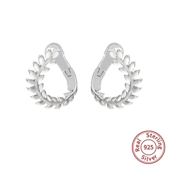 Fashion 925 Silver Leaf Shape Huggies Hoop Earrings for Women Leaves Small Hoops Earing Woman Jewelry Gift Bijoux zk40
Fashion 925 Silver Leaf Shape Huggies Hoop Earrings for Women Leaves Small Hoops Earing Woman Jewelry Gift Bijoux zk40