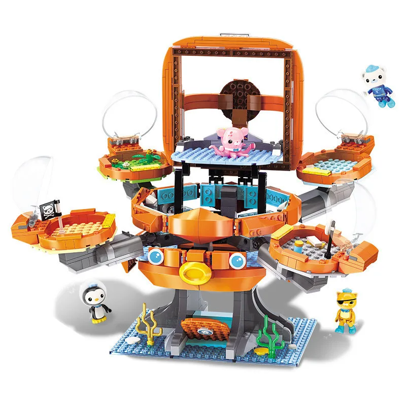 Puzzle Building Block Assembly Toys Cartoon Movie Cute Octopus castle boat Building Blocks Bricks Toys Submarine Model Kits
Puzzle Building Block Assembly Toys Cartoon Movie Cute Octopus castle boat Building Blocks Bricks Toys Submarine Model Kits