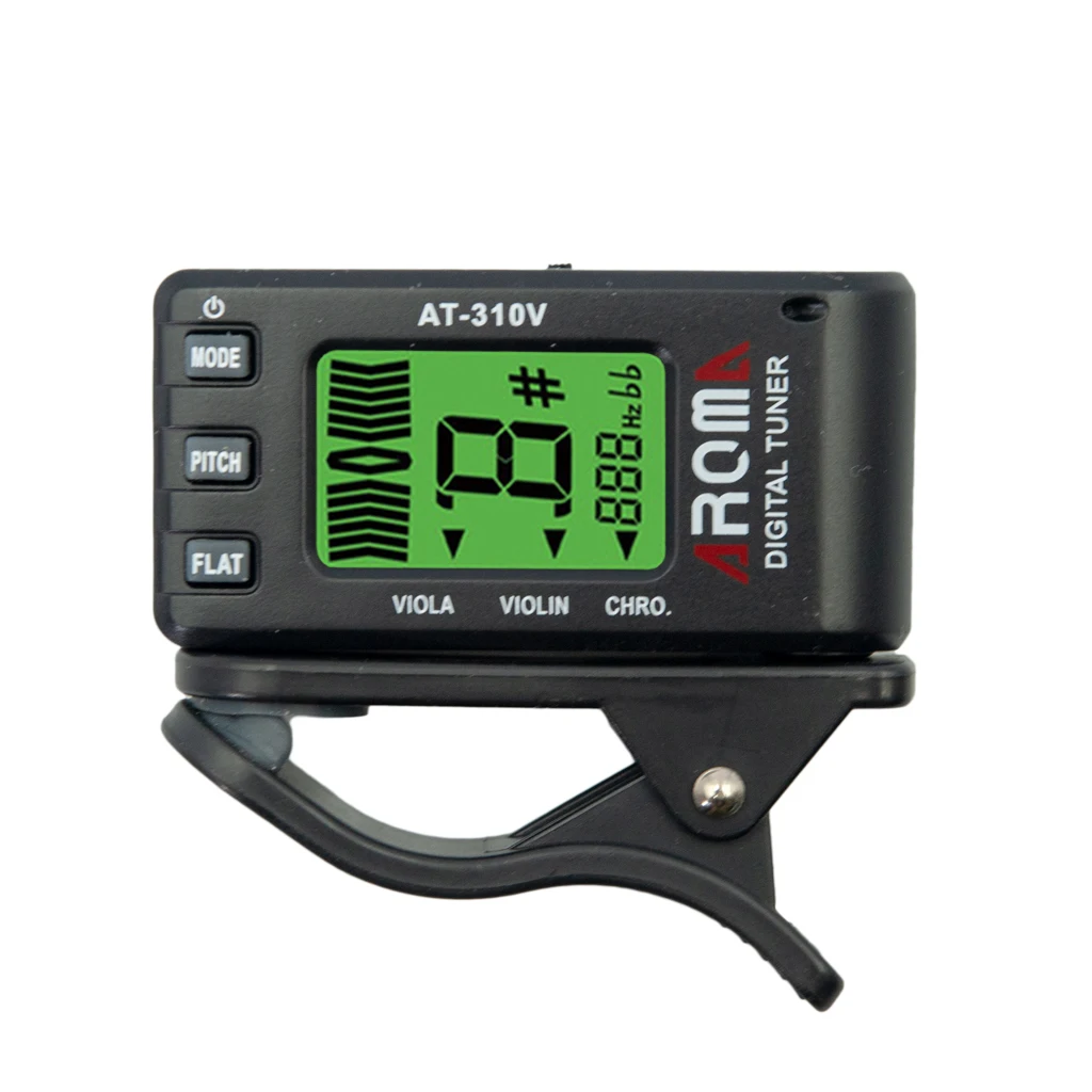 Aroma AT-310V Tuner Digital Chromatic Violin Viola Tuner High Quality Guitar Parts Accessories New
Aroma AT-310V Tuner Digital Chromatic Violin Viola Tuner High Quality Guitar Parts Accessories New