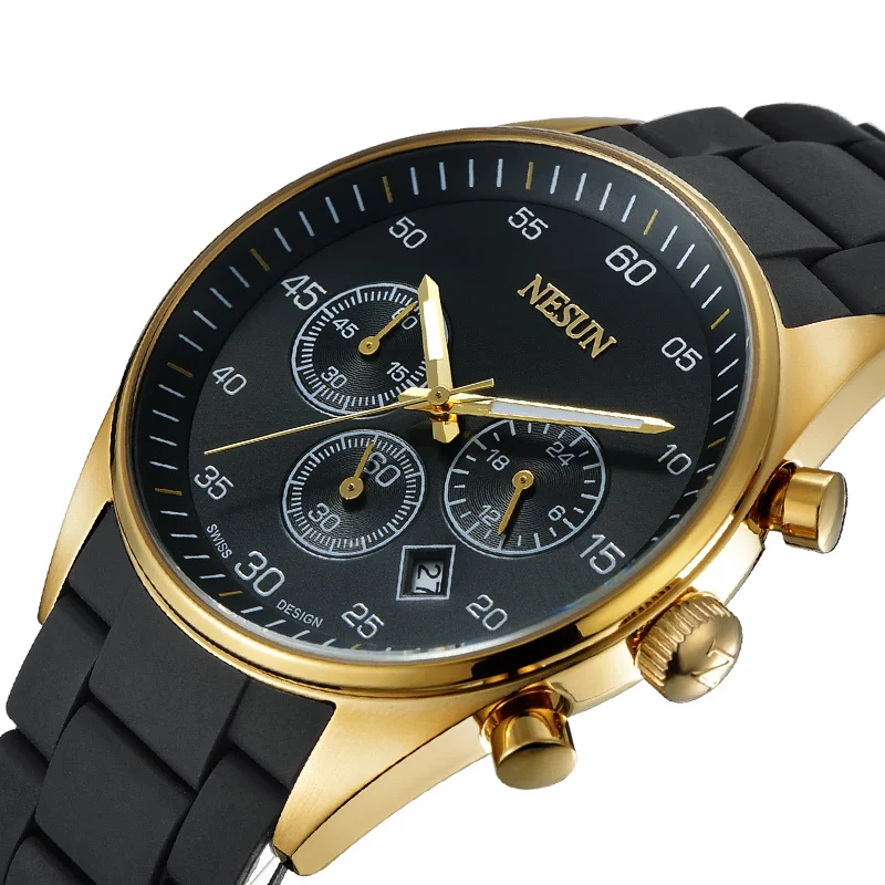 New Nesun Men Watches Top Brand Luxury MIYOTA movement Quartz Watch Men Chronograph Wrist clock Waterproof reloj hombre N8701-2
New Nesun Men Watches Top Brand Luxury MIYOTA movement Quartz Watch Men Chronograph Wrist clock Waterproof reloj hombre N8701-2