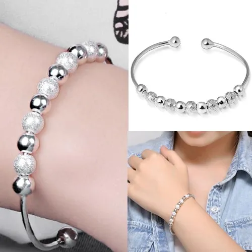 Allergy Free Gift Lucky Girls Bracelets High Quality Beads Drop Shipping Women 1PC New Hot Sale Round Alloy Silvery
Allergy Free Gift Lucky Girls Bracelets High Quality Beads Drop Shipping Women 1PC New Hot Sale Round Alloy Silvery