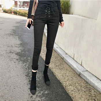 Korean version of the new spring autumn modern chopsticks legs fashion high waist straps waist slimming feet pants jeans 7315#
Korean version of the new spring autumn modern chopsticks legs fashion high waist straps waist slimming feet pants jeans 7315#
