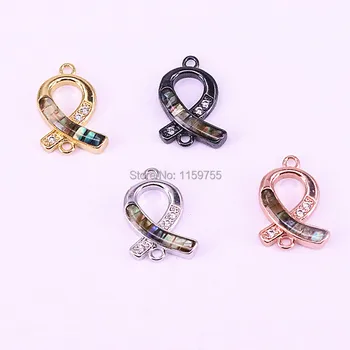 20Pcs Copper Micro Pave CZ Shell Breast Cancer Awareness Ribbon Charm Connector Beads For Women Bracelet Jewelry Accessories
20Pcs Copper Micro Pave CZ Shell Breast Cancer Awareness Ribbon Charm Connector Beads For Women Bracelet Jewelry Accessories