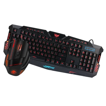 MagiDeal J20 Wired Russian Characters Keyboard Mouse Set LED Colorful Backlight Cracked Gaming Mouse Keyboard Combo
MagiDeal J20 Wired Russian Characters Keyboard Mouse Set LED Colorful Backlight Cracked Gaming Mouse Keyboard Combo
