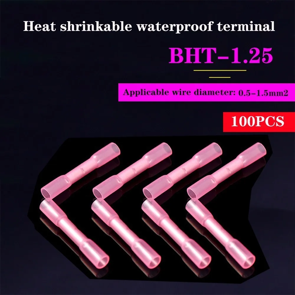 50/100pcs AWG 22-18 insulation Waterproof Heat Shrink Butt Connectors Electrical Wire Splice Cable Crimp Terminals Connectors
50/100pcs AWG 22-18 insulation Waterproof Heat Shrink Butt Connectors Electrical Wire Splice Cable Crimp Terminals Connectors