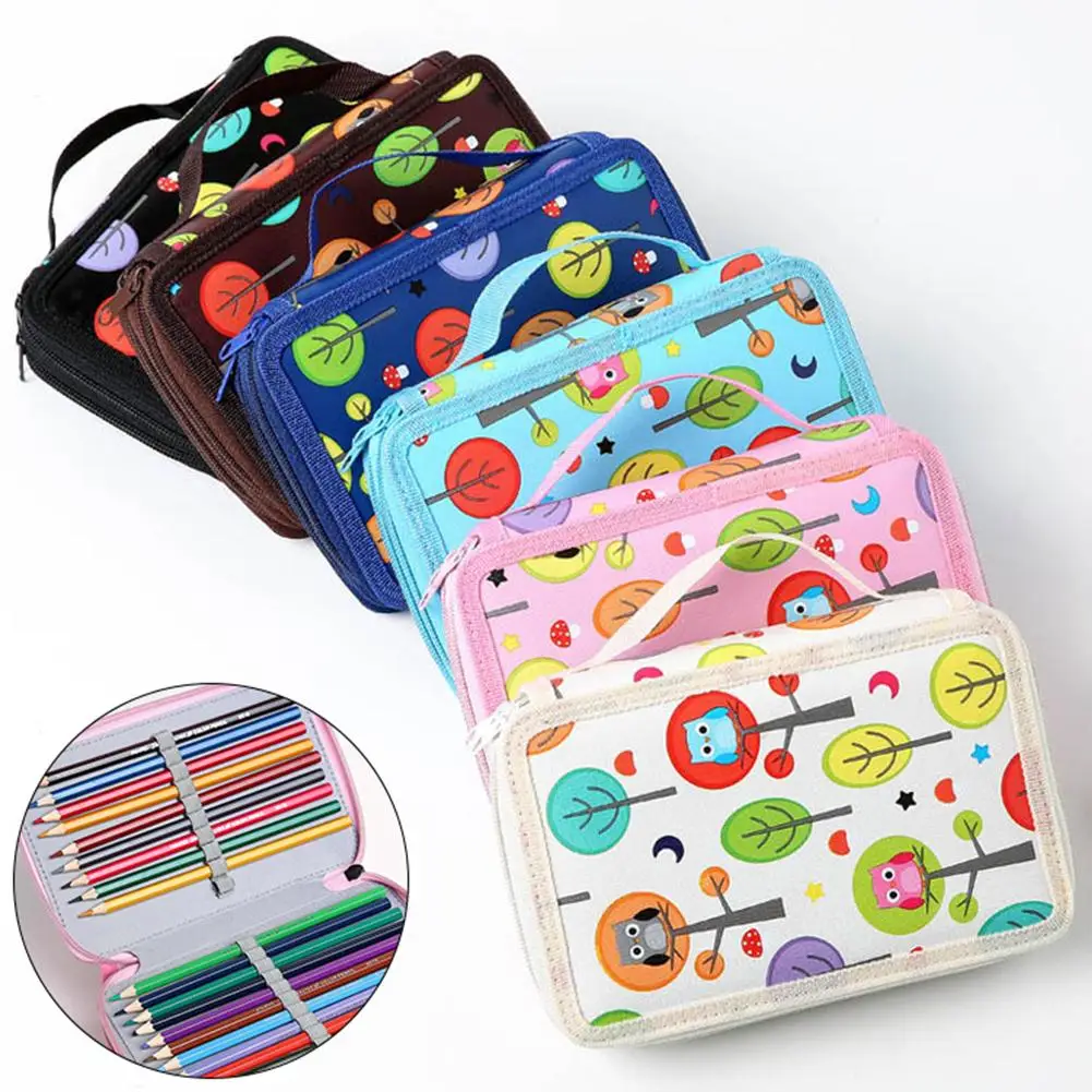 New 32/52/72 Hole Large Capacity Oxford Cloth Tree Case Sketch Pencil Box Pen Bag Pencil Bag Pencil Case School Office Supplies
New 32/52/72 Hole Large Capacity Oxford Cloth Tree Case Sketch Pencil Box Pen Bag Pencil Bag Pencil Case School Office Supplies