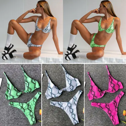 New Women Swimsuit Bikini Bra Panties Swimwear Swimming Beach Party Sexy Leopard Print Push-up Two Piece Suit for Fashion Lady
New Women Swimsuit Bikini Bra Panties Swimwear Swimming Beach Party Sexy Leopard Print Push-up Two Piece Suit for Fashion Lady