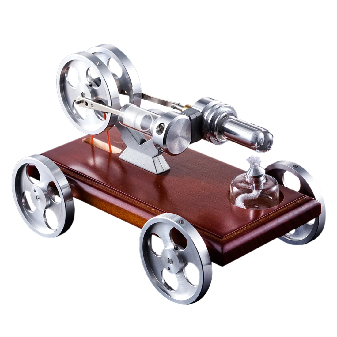 Solid Wood Baseplate DIY Stirling Engine Car Stem Steam Model Set for Children Learning Science Gift 2019 High Quality Decor Kit
Solid Wood Baseplate DIY Stirling Engine Car Stem Steam Model Set for Children Learning Science Gift 2019 High Quality Decor Kit