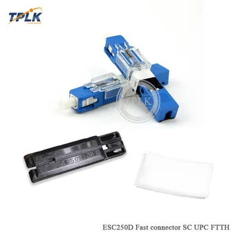100pcs/lot ESC250D SC UPC fast connector Field Assembly FTTH SC UPC SM fast connector for fiber optic drop cable 2.0mm 3.0mm
100pcs/lot ESC250D SC UPC fast connector Field Assembly FTTH SC UPC SM fast connector for fiber optic drop cable 2.0mm 3.0mm