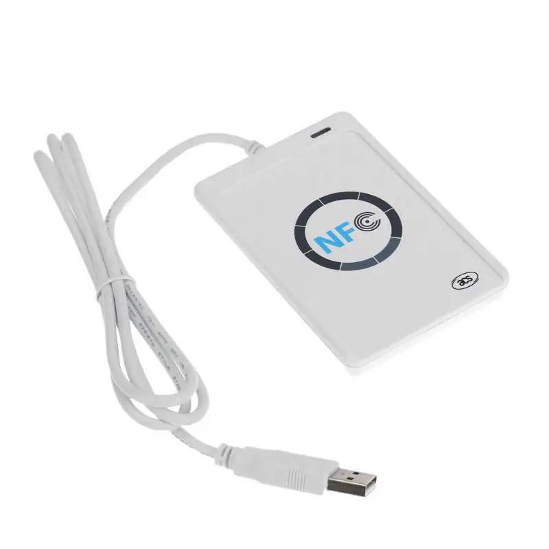 ACR 122u NFC Reader Writer 13.56Mhz RFID Copier Duplicator Contactless Smart Reader Writer Control Card Readers 
ACR 122u NFC Reader Writer 13.56Mhz RFID Copier Duplicator Contactless Smart Reader Writer Control Card Readers