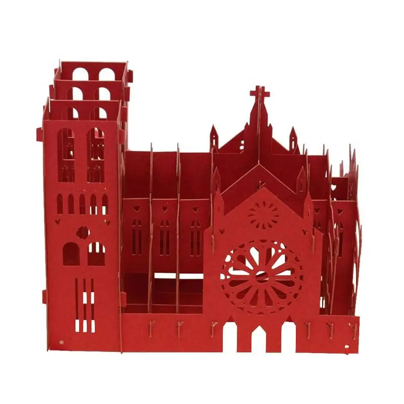 3D Cards Innovative Stereoscopic Cards Notre Dame Cathedral Retro Paper Cuttings Cards
3D Cards Innovative Stereoscopic Cards Notre Dame Cathedral Retro Paper Cuttings Cards