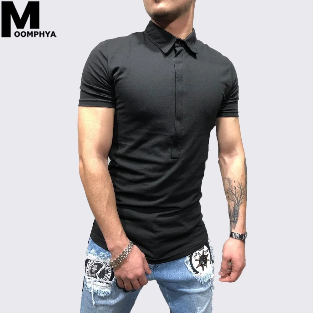Moomphya 2019 New Streetwear hip hop short sleeve polo shirt men Solid color tee shirt men summer top
Moomphya 2019 New Streetwear hip hop short sleeve polo shirt men Solid color tee shirt men summer top
