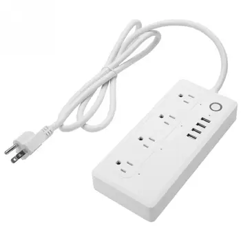 WiFi Smart Outlet 4 USB Ports Socket Power Strip Surge Protector Plug Voice Controlled 100-240V US Wholesale.
WiFi Smart Outlet 4 USB Ports Socket Power Strip Surge Protector Plug Voice Controlled 100-240V US Wholesale.