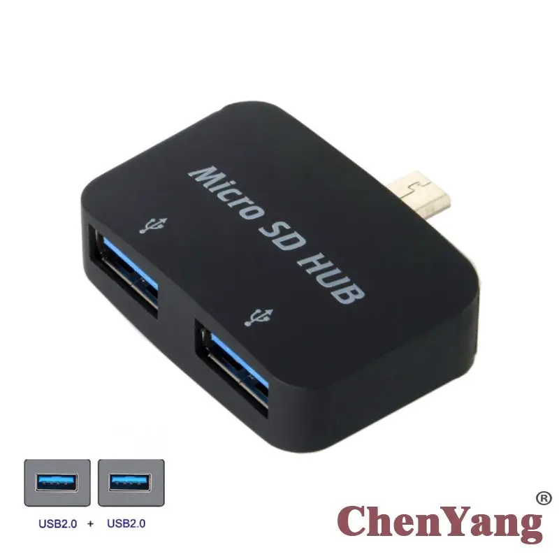Zihan Dual Ports USB 2.0 Hub to 5Pin Micro USB OTG Adapter for Tablet & Cell Phone
Zihan Dual Ports USB 2.0 Hub to 5Pin Micro USB OTG Adapter for Tablet & Cell Phone