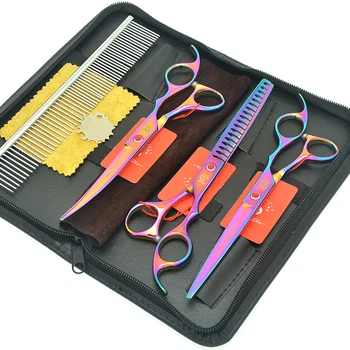 Meisha 7" Pet Grooming Scissors Set Puppy Cutting Shears Fish Bone Thinning Tesoura Animal Curved Tijeras Dog Accessories HB0224
Meisha 7" Pet Grooming Scissors Set Puppy Cutting Shears Fish Bone Thinning Tesoura Animal Curved Tijeras Dog Accessories HB0224