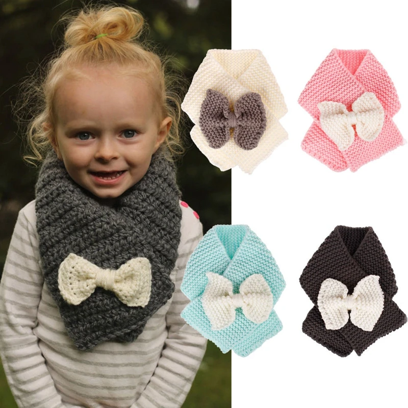 Baby Kids Winter Warm Knitting Wool Scarf Girl Bow Tie Cute Knit Neck Wrap Scarf New
Baby Kids Winter Warm Knitting Wool Scarf Girl Bow Tie Cute Knit Neck Wrap Scarf New