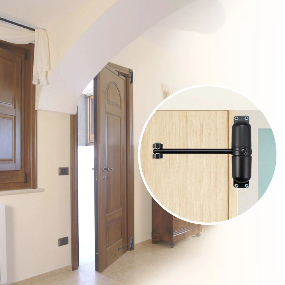 Metal Black Wheel Roller Mini Spring Door Closer Slowly Automatic Light Household Door Closers Home Accessories Door Hardware
Metal Black Wheel Roller Mini Spring Door Closer Slowly Automatic Light Household Door Closers Home Accessories Door Hardware