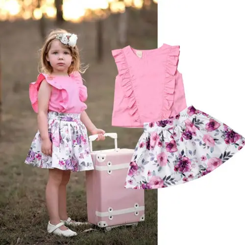 Emmababy Newborn Infant Baby Girls Ruffled T-shirts Tops+Flower Skirt Children Girls Casual Cotton Sunsuits 2Pcs Clothes
Emmababy Newborn Infant Baby Girls Ruffled T-shirts Tops+Flower Skirt Children Girls Casual Cotton Sunsuits 2Pcs Clothes
