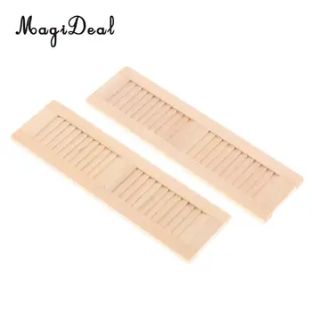 MagiDeal 2Pcs 1/12 Dollhouse Furniture Wooden Shutters DIY Window Toy Accessory for Dolls House Decoration
MagiDeal 2Pcs 1/12 Dollhouse Furniture Wooden Shutters DIY Window Toy Accessory for Dolls House Decoration