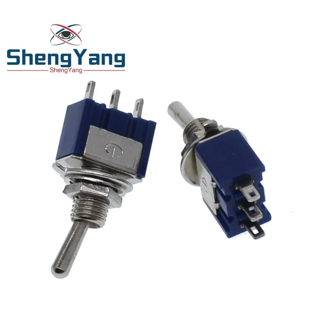 1Pcs DIY Toggle Switch ON-OFF-ON / ON-OFF 3Pin 3 Position Latching MTS-103 MTS-102 AC 125V/6A 250V/3A Power Button Switch Car
1Pcs DIY Toggle Switch ON-OFF-ON / ON-OFF 3Pin 3 Position Latching MTS-103 MTS-102 AC 125V/6A 250V/3A Power Button Switch Car