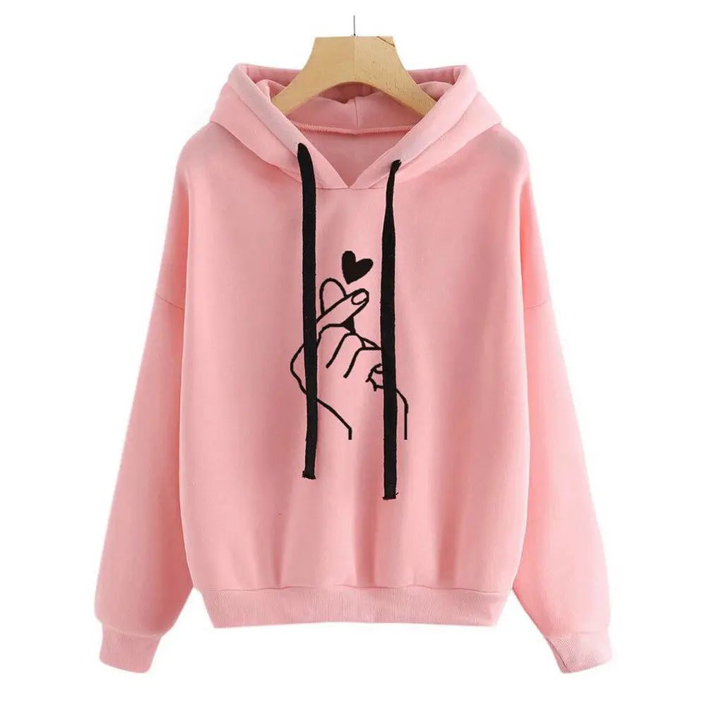 Women Plus Size Cotton Fashion Long Sleeve Casual Sweatshirt Printing Heart-shaped Print Kawaii Sweatshirt Clothing Couple wear
Women Plus Size Cotton Fashion Long Sleeve Casual Sweatshirt Printing Heart-shaped Print Kawaii Sweatshirt Clothing Couple wear