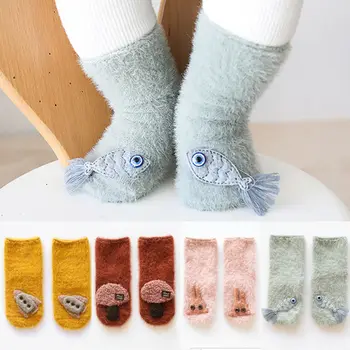 Toddler Boot Socks Newborn Baby Cute Lovely Cartoon Pattern Warm Socks Toddler Kids Anti-slip Slipper Thick Velvet Socks
Toddler Boot Socks Newborn Baby Cute Lovely Cartoon Pattern Warm Socks Toddler Kids Anti-slip Slipper Thick Velvet Socks