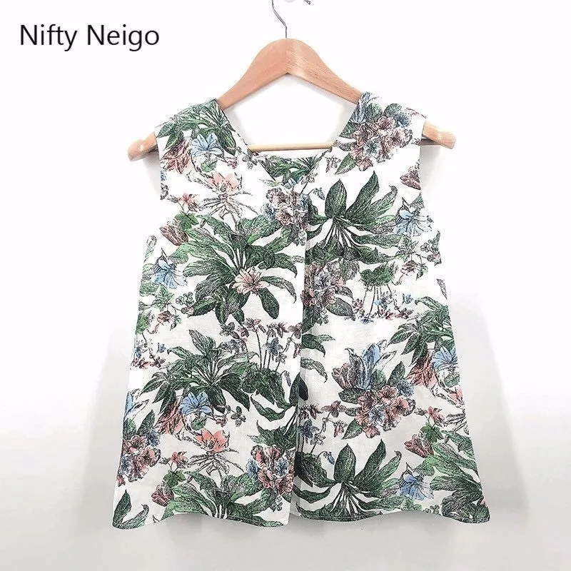 Nifty Neigo Bohemian Women Blouse Floral Sleeveless Loose Tops Women Summer Sexy Blouses with Belt
Nifty Neigo Bohemian Women Blouse Floral Sleeveless Loose Tops Women Summer Sexy Blouses with Belt