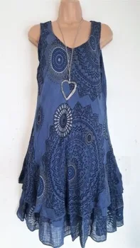 Summer and Autumn Printed Double Dresses Long Sleeveless Outdoor Girls Long Fashionable Cool Patterns
Summer and Autumn Printed Double Dresses Long Sleeveless Outdoor Girls Long Fashionable Cool Patterns