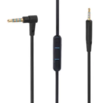 1.5m Earphone Audio Cable 2.5mm Male to 3.5mm Male Wire with Mic Volume Control for Bose QC25 Headphone
1.5m Earphone Audio Cable 2.5mm Male to 3.5mm Male Wire with Mic Volume Control for Bose QC25 Headphone